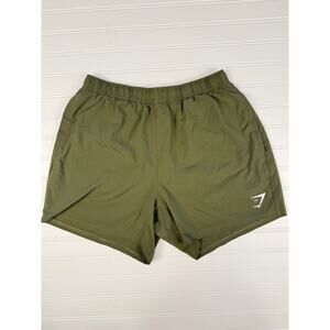 Gymshark Green Athletic Shorts Mens Size L Workout Gym